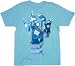 Jabbawockeez Dance Shoot Em Up Sky Blue T-shirt Tee