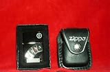 Health & Personal Care : ZIPPO 'DEALT' LIGHTER WITH GENUINE LEATHER ZIPPO LEATHER CASE