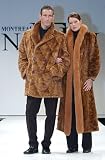 Mens Golden Mink Double Breasted Car Coat Jacket