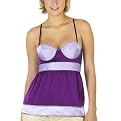 Proenza Schouler Grape Juice Silk Bustier Top - S