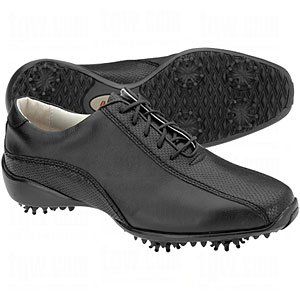 Buy FootJoy Ladies LoPro Split Vamp Golf Shoes Black Black Snake 9 by Footjoy