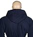 Arus Men's Classic Hooded Bathrobe Turkish Cotton Terry Cloth Robe (S/M,N.Blue)