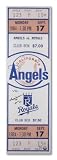 Reggie Jackson California Angels Autographed 1984 Mega Ticket with 500 Homerun Inscription