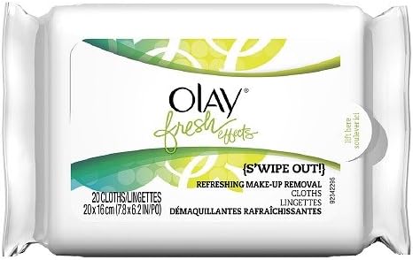 Olay Fresh Effects S'wipe Out! Refreshing Make-up Removal Cloths-20 count