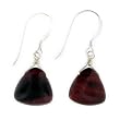 Anna Perrone Tiger's Eye Earrings with .925 Sterling Silver