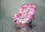 Ritzy Rider Toddler Car Seat Cover - in Pink Camo  Pink Minky Dot
