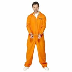 MENS ORANGE GEFANGENER CONVICT Kost�m - M [Spielzeug]