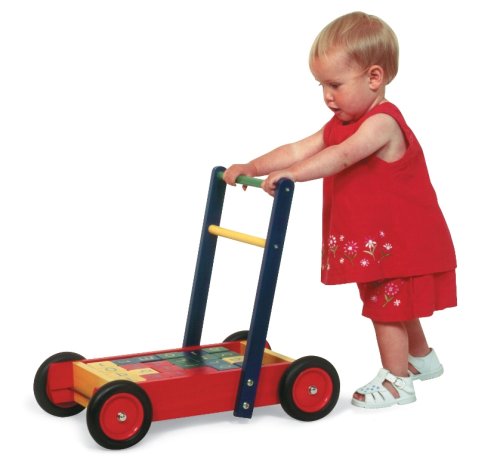 Childrens Toyshop  Toys : Pintoy Baby Walker with Bricks by John Crane