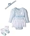 Baby Glam Baby Girls' Princess' 3 Piece Creeper Set