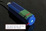 12v 可変 50mW 515nm/520nm 草緑色レーザー ドット モジュール w/ヒートシンク