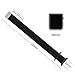 LSoug Apple Watch Band - Magnet Closure, 38mm Milanese Loop Stainless Steel Bracelet Strap, Replacement Wrist Band for iWatch - Black