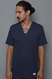 ORISUE The Avon V-Neck Tee in Navy,T-shirts for Men