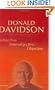 Subjective, Intersubjective, Objective: Philosophical Essays Volume 3 (Philosophical Essays of Donald Davidson)