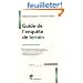 Guide de l'enqu�te de terrain : Produire et analyser des donn�es ethnographiques