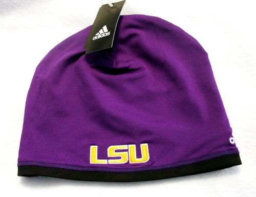 LSU TIGERS Reversible Beanie Official Team Performance Knit Hat Cap
