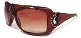Designer Style Dana Over-Size Rhinestone Sunglasses - City Lights Collection