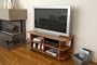 Legare Sustainable No Tools Assembly Bamboo Large Media Stand