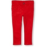 THE CHILDREN'S PLACE(ザ・チルドレンズプレイス) グリッターニットジェギンス レッド ボトムスパンツ 12～18ヶ月【並行輸入】