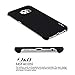 J&D Case Compatible for Galaxy S6 Edge Case, [Ultra Slim] [Lightweight] Premium Matte Protective Hard Case for Samsung Galaxy S6 Edge Case - Black