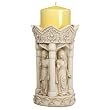 Buddha Gift: Four Buddha Pillars Candle Holder