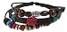 Men's Karma Leather Zen Bracelet Fits Sizes 7-11 Inches. (Foil Gift Box)