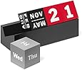 Cubes Perpetual Calendar Red/Grey/Black
