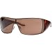 A|X Shield Sunglasses - Armani Exchange Men's Rectangular Full Rim Outdoor Eyewear w/ Free B&F Heart Sticker Bundle - Brown/Havana/Brown Bronze