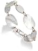 Clogau Gold Silver & 9ct Rose Gold SFTHB Ladies 19cm Mother of Pearl Raindrops Bracelet