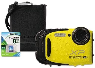 Fujifilm FinePix XP70 Yellow Digital Camera Bundle