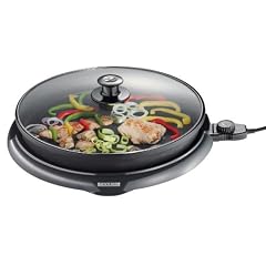 Severin BP 2427 Partypfanne, schwarz / � 35,5 cm / Tiefe 4,5 cm / 1300 W