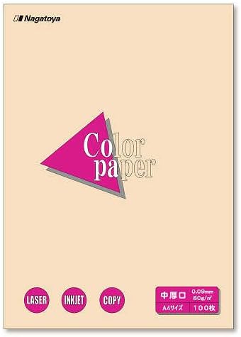 Na -3215 Nagatoya color A4 paper in thickness opening Ivory 100 Pack [0503215] (japan import)