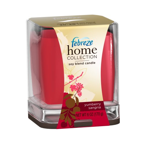 Detail image Febreze Home Collection Soy Blend Candle Yumberry Sangria, 6-Ounce