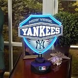 New York Yankees - Neon Shield Table Lamp