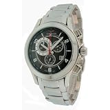 Corvette Mens CR530-M-BLK Chronograph Swiss ISA Movement Day-Date Watch by Corvette