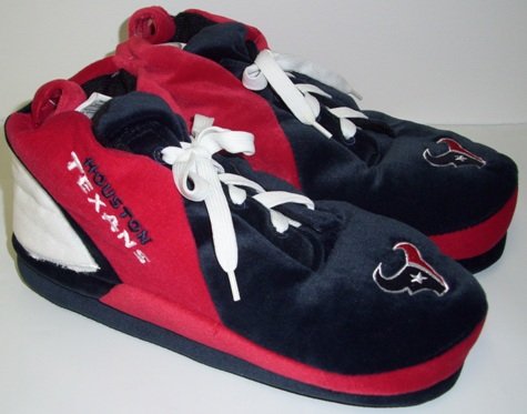 Houston Texans NFL Plush Sneaker Slippers