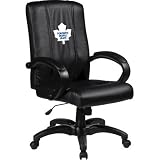 Home Office Chair with NHL Logo Panel Team: Toronto Maple Leafs