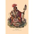 Keokuk (Chief of the Sacs & Foxes) 12x18 Giclee on canvas