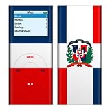 Dominican Republic Flag Design Protective Skin Decal Sticker for Apple iPod nano 2G (2nd Generation) 2GB/ 4GB/ 8GB Player