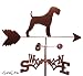 Hand Made AIREDALE DOG GARDEN Stake Weathervane ~NEW~