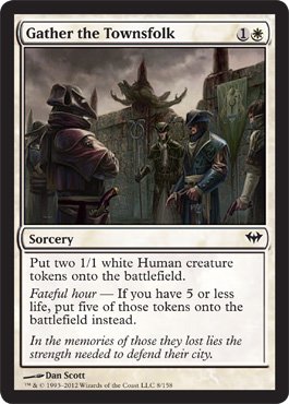 Magic: the Gathering - Gather the Townsfolk (8) - Dark Ascension