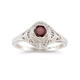 Enchanted Ruby Ring in .925 Sterling Silver