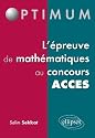Epreuve de Mathematiques au Concours Acces