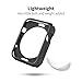 Orzly ULTIMATE PACK for Apple Watch (38 MM) - Pack Includes Orzly Compact-Stand & Multi-Pack of 20 Assorted Colour Orzly FacePlates