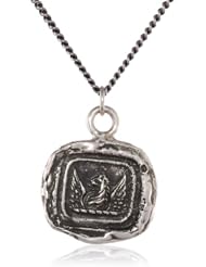 Pyrrha Sterling Silver Courage to Soar Talisman Necklace