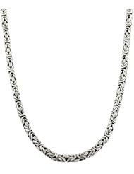 Oxidized Sterling Silver 3-mm Bali Chain