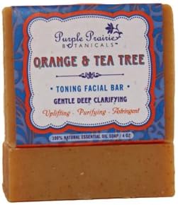 Orange Tea Tree Facial Soap Bar - 3 Pack