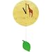 【絵本のような壁掛け時計】 MOBILE CLOCK キリン YK09-101-giraffe <38179>