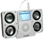 DreamGear i.Sound 4x Foldable iPod Speaker System (White)
