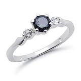 Sterling Silver Mystic Rainbow Topaz Engagement Ring Sizes 6 to 9
