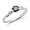 Sterling Silver Mystic Rainbow Topaz Engagement Ring Sizes 6 to 9, 7